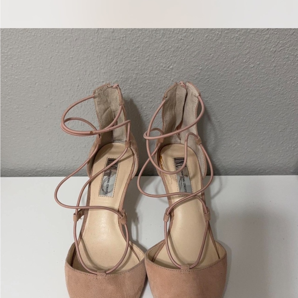 Elegant Women's Strappy Heels - Pink